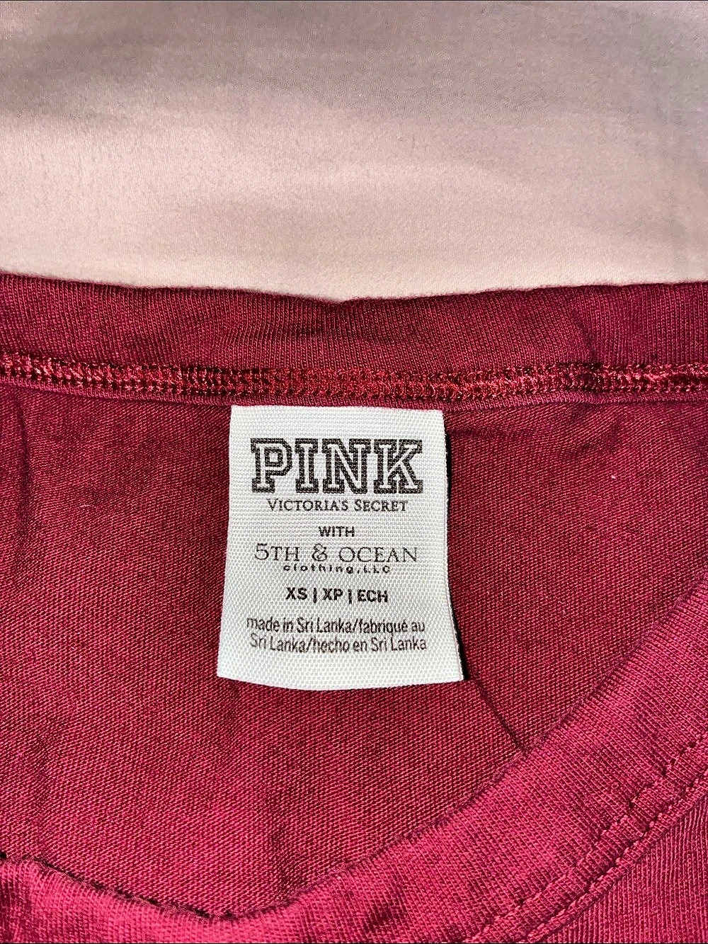 Victoria's Secret PINK Texas A&M Long Sleeve Tee XS - Picture 3 of 4